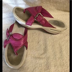 Cole Haan Nike Air Strappy Pink Thong Wedges